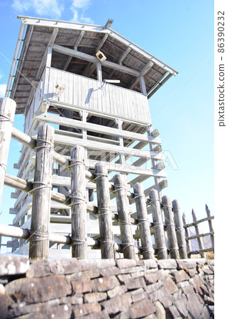 荒戶城遺址的砲塔 86390232