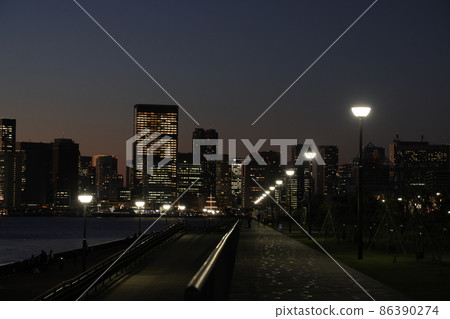 東京江東區有明夜景 86390274