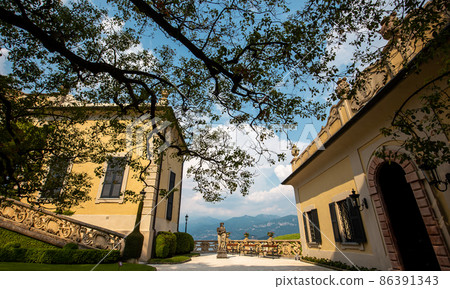 Villa del Balbianello, lake Como, Lenno, italy Villa del Balbianello, lake Como, Lenno, italy 86391343