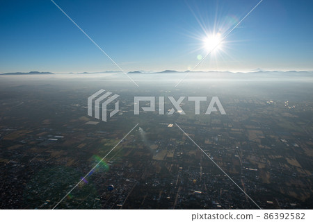 Balloon scenic flight Mexico 86392582