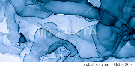 Ink Colours Mix Water. Art Flow Illustration. 86394200