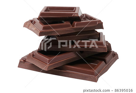 Chocolate illustration real set Chocolate illustration real set 86395016