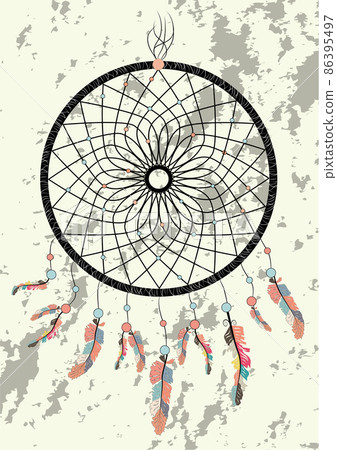 dream catcher boho native american indian talisman dreamcatcher. Clothes ethnic tribal design. Magic tribal feathers. Fashionable template dream catcher boho native american indian talisman dreamcatcher. Clothes ethnic tribal design. Magic tribal feathers. Fashionable template 86395497