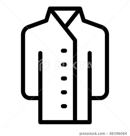 Cook shirt icon, outline style 86396084