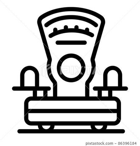 Old style scales icon, outline style Old style scales icon, outline style 86396184