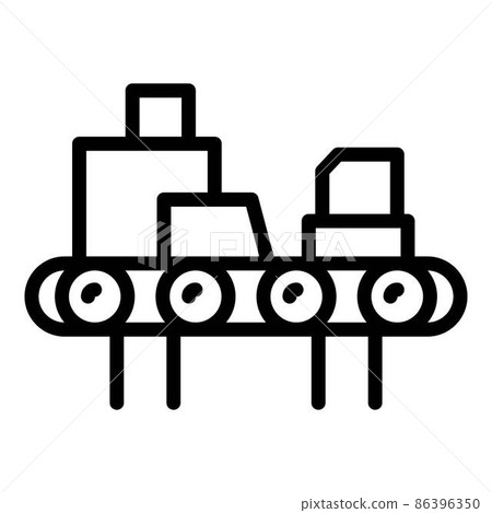Garbage sorting icon, outline style - Stock Illustration [86396350] - PIXTA