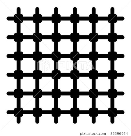 Prison gate icon, outline style 86396954