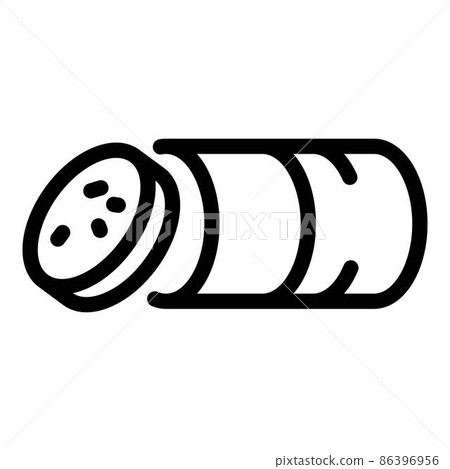 Gastronomy sausage icon, outline style Gastronomy sausage icon, outline style 86396956
