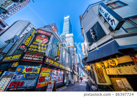 View of Tokyo cityscape of Japan Kabukicho, a new symbol of Shinjuku, such as "Tokyu Kabukicho Tower" View of Tokyo cityscape of Japan Kabukicho, a new symbol of Shinjuku, such as "Tokyu Kabukicho Tower" 86397724