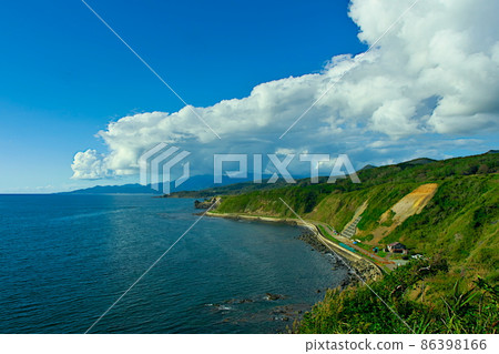 Superb view from Gennadai, Otobe-cho, Hokkaido 86398166