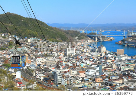 [廣島縣] Senkojiyama索道和Omichi Townscape 86399773