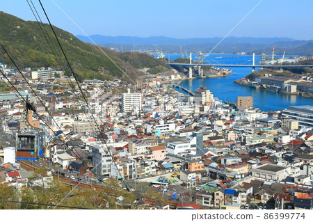 [廣島縣] Senkojiyama索道和Omichi Townscape 86399774