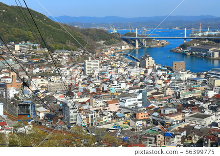 [廣島縣] Senkojiyama索道和Omichi Townscape 86399775