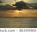 Light leaking from the sea and clouds 86399960