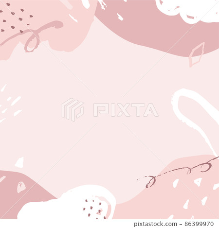 Pink / beige minimal abstract / hand-painted background design 86399970