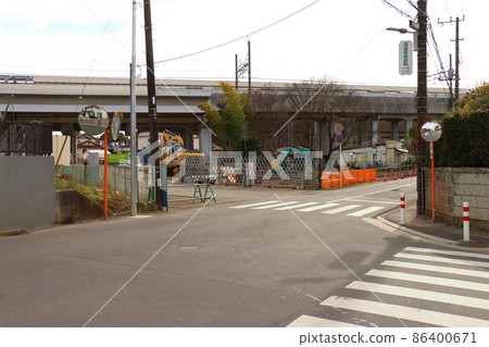 Shin-Keisei Line Kita-Hatsutomi Station Square Development Plan Station Square Entrance Maintenance City Road No. 4 January 2022 Hatsutomi, Kamagaya City, Chiba Prefecture 86400671