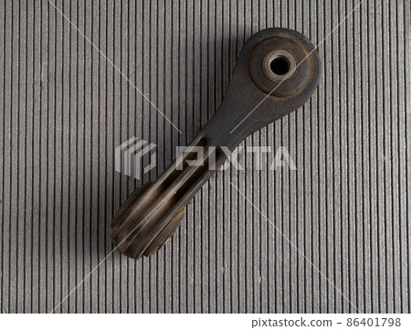 Spare part from car suspension, stabilizer link. Macro Spare part from car suspension, stabilizer link. Macro 86401798