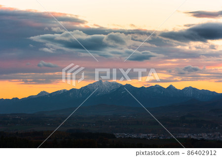 Biei, Hokkaido, Japan, Autumn Landscape, 2021 86402912