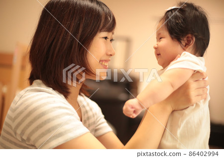 Baby and mother Baby and mother 86402994