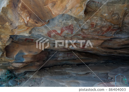 Cave paintings and petroglyphs Laas Geel near Hargeisa Somalia Cave paintings and petroglyphs Laas Geel near Hargeisa Somalia 86404003