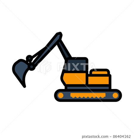 Icon Of Construction Excavator 86404162