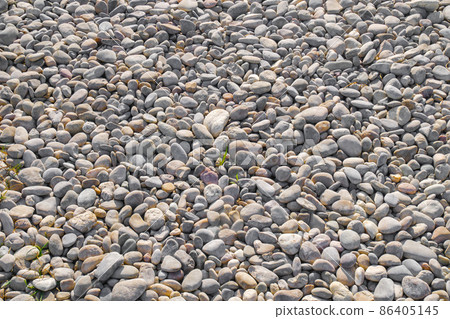 bright pebbles background 86405145