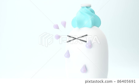 White character with an ice sac 86405691