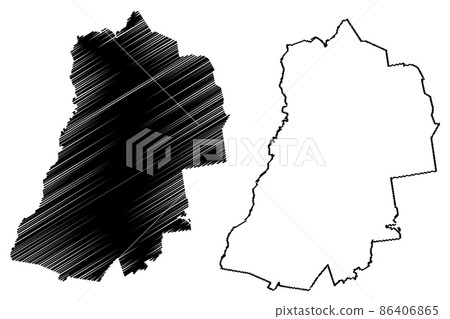Grafton County, New Hampshire (U.S. county, United States of America, USA, U.S., US) map vector illustration, scribble sketch Grafton map 86406865