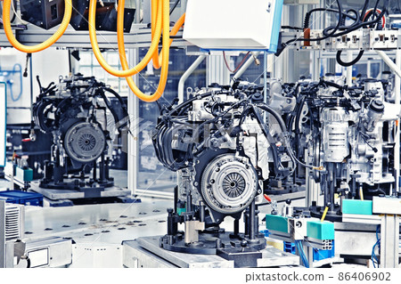 manufacturing of car engine 86406902