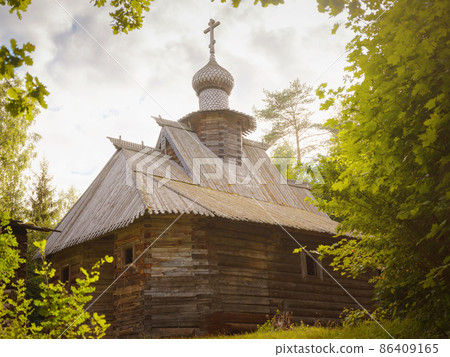 summer travel to Russia, Torzhok city. 86409165