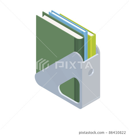 Books and Magazine Racks with books. Desktop Accessories. 86410822