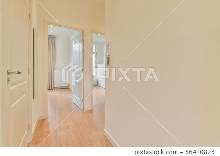 Interior of a spacious room without furniture Interior of a spacious room without furniture 86410823