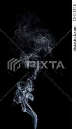 Background of abstract smoke on dark background. 86411248
