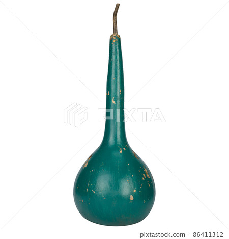 Calabash, Bottle Gourd fruit isolated on white background Calabash, Bottle Gourd fruit isolated on white background 86411312