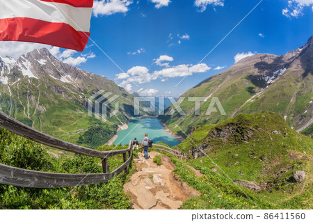 Kaprun High Mountain Reservoirs - Zell am See-Kaprun with beautiful nature,Salcburger land, Austrian Alps 86411560
