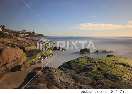 Windansea Beach, La Jolla, San Diego, long exposure Windansea Beach, La Jolla, San Diego, long exposure 86412504