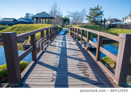 Midwinter Nanbata Castle Park Restoration Kibashi Fujimi City 86412950
