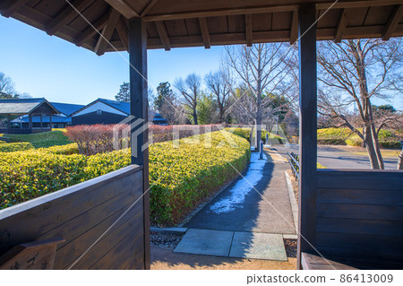 仲冬難波城公園風景 東屋富士見市 仲冬難波城公園風景 東屋富士見市 86413009