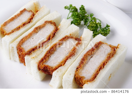 炸肉排三明治 86414176