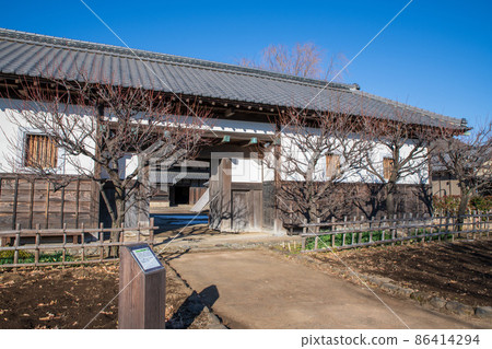 Midwinter Nanbata Castle Park Former Suzuki Family Front Gate Fujimi City 86414294
