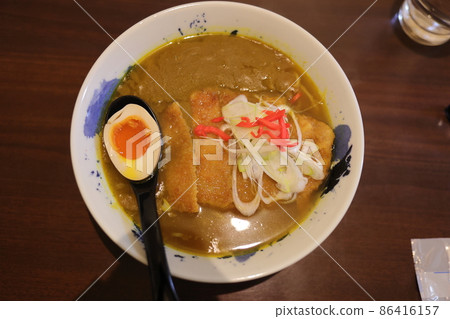 Katsu curry ramen (Gourmand, Towada City, Aomori Prefecture) 86416157