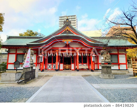The main shrine of Tamatsukuri Inari Shrine The main shrine of Tamatsukuri Inari Shrine 86419820