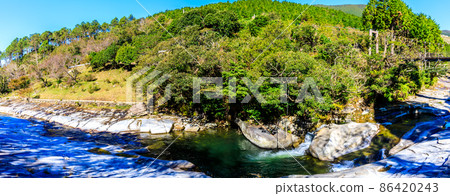 Ayumodoshi Natural Park Panorama [Tsushima City, Nagasaki Prefecture] 86420243