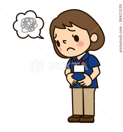 腹痛的女員工 腹痛的女員工 86421039