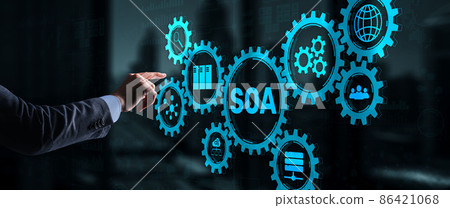 Business model and Information technology concept for Service SOA 86421068