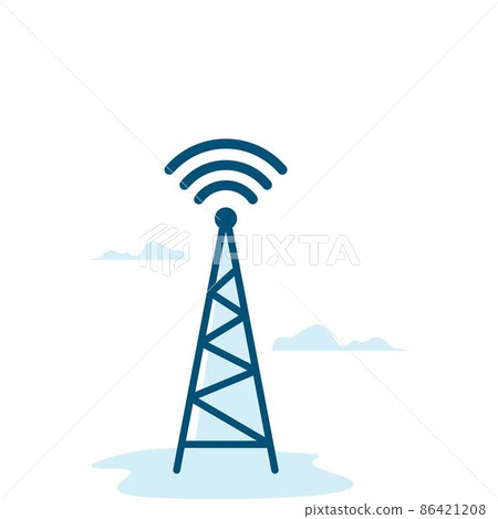 tower signal icon vector illustration design tower signal icon vector illustration design 86421208