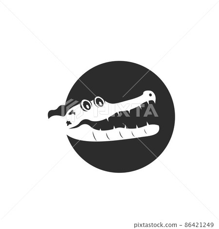 crocodile head vector illustration design template crocodile head vector illustration design template 86421249