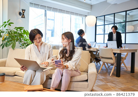 Business person cafe coworking share office free address office Business person cafe coworking share office free address office 86421379