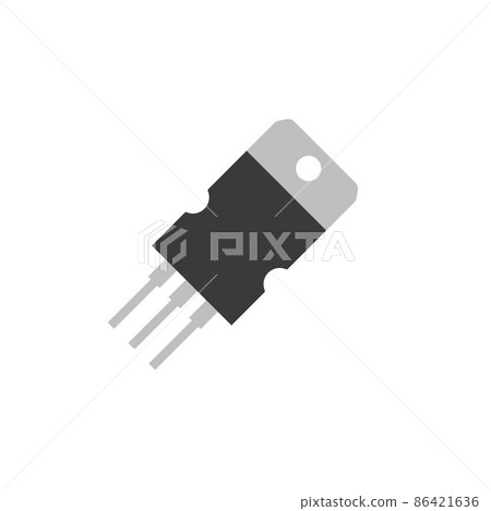 transistor icon vector concept design element 86421636