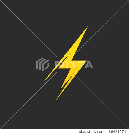 flash thunder bolt illustration vector flash thunder bolt illustration vector 86421674